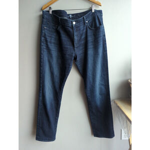 7 For All Mankind The straight Men's Jeans Size 40 Dark Wash Office Career Denim